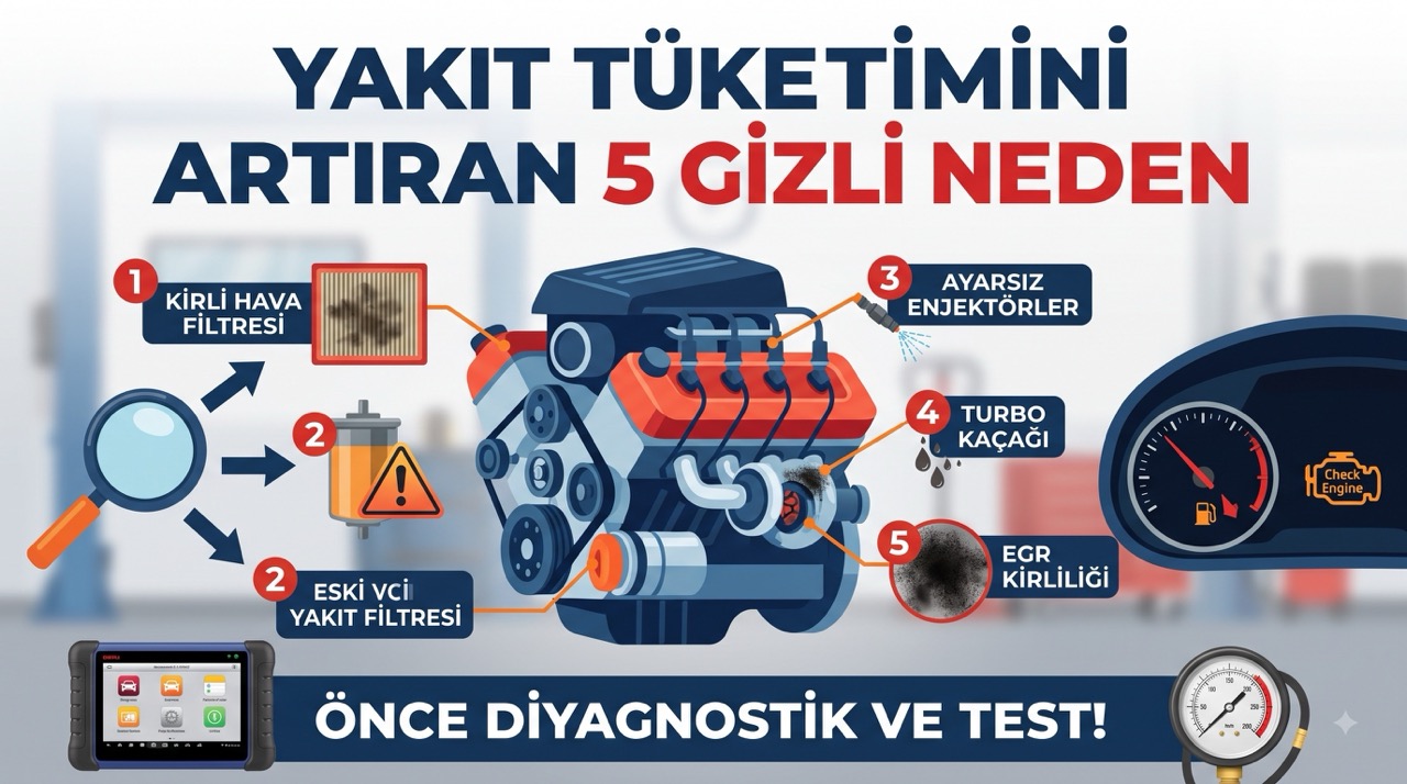 Yakıt tüketimini artıran 5 gizli neden